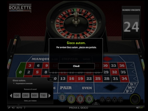 snai-casino - French Roulette