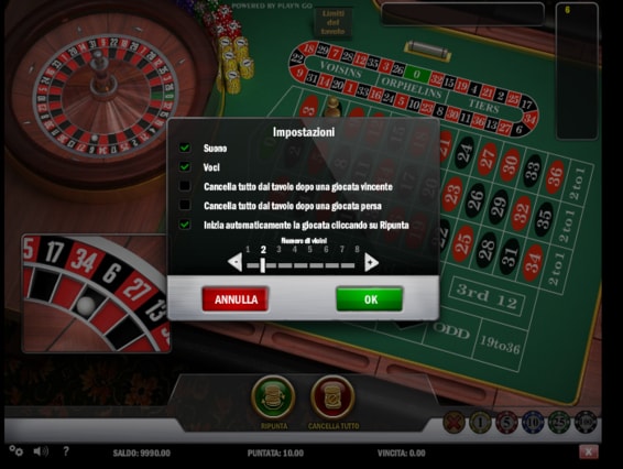 betfair - Roulette